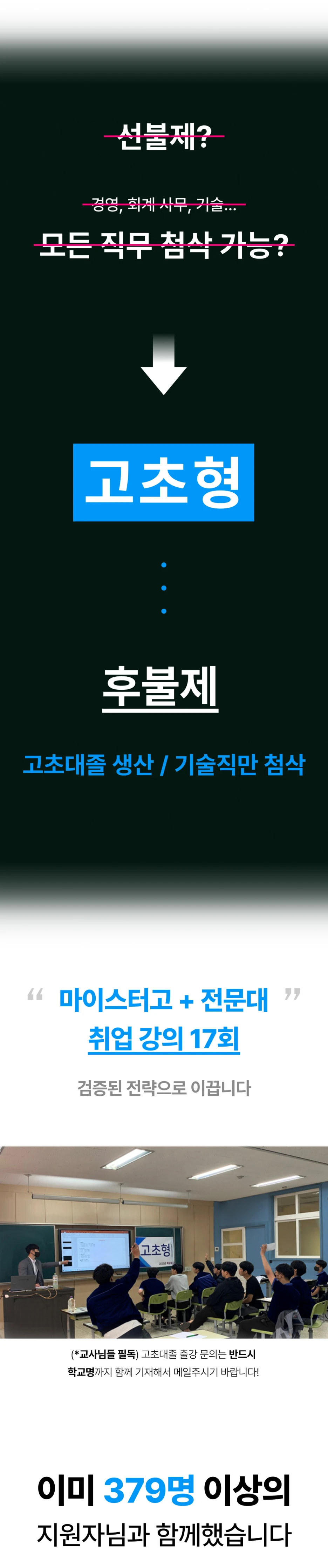 고초대졸 자소서 첨삭 서비스